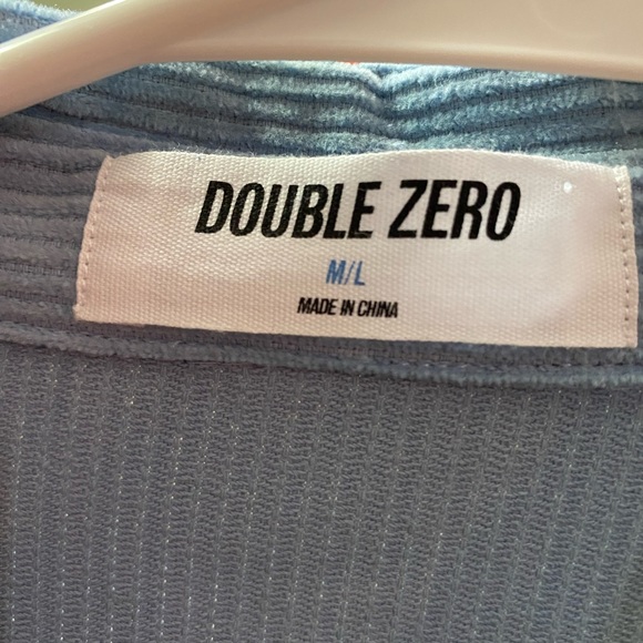 Corduroy Shacket Dusty Blue - Picture 5 of 5